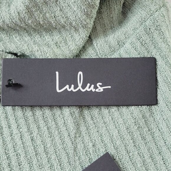 Lulus Mini Skater Dress Size XL Drawstring Ribbed Terry Knit Casual Confidence - Picture 5 of 11